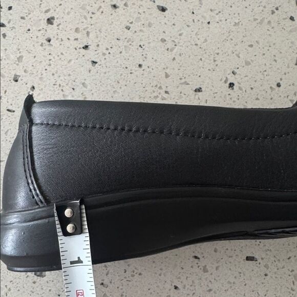 SAS Women’s Black Soft Leather Comfort Dress Shoes Flats Made in USA Size 5M - Picture 7 of 12
